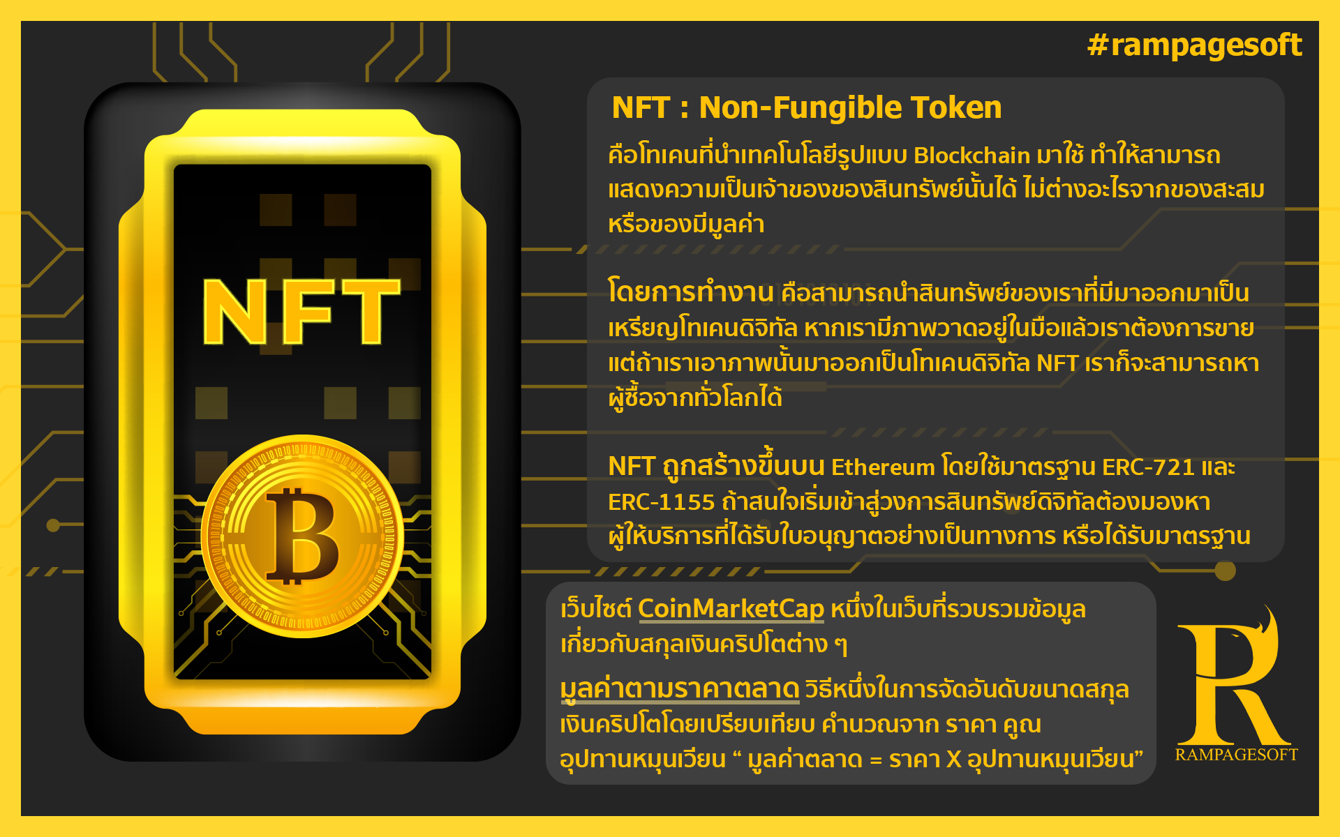 NFT : Non-Fungible Token บทความ ข่าวสาร rampagesoft